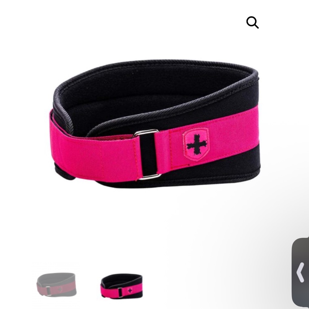 Pink and Black Women's Belt